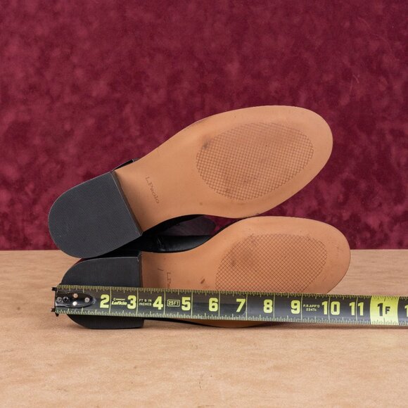 Linea Paolo Women Kamile Black Leather Buckle Knee Riding Fashion Boots sz 9 - Picture 5 of 10